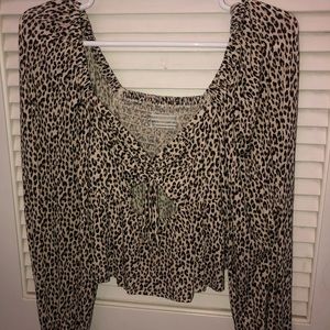 Urban outfitters leopard top